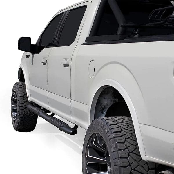 U-Guard 4.25 in. Premium Oval Side Steps | SPN-1463BK | for 2019-2023 Chevrolet Silverado 1500 Crew Cab | 2020-2023 Chevrolet Silverado 2500HD/3500HD Crew Cab