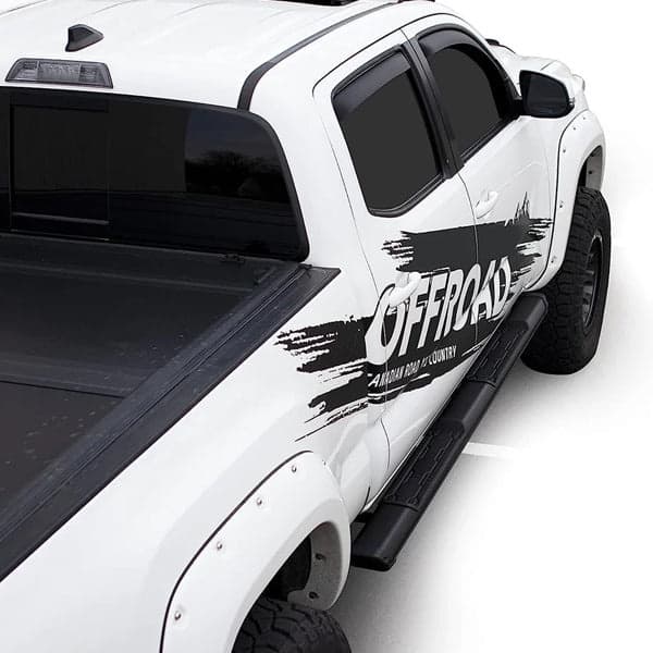 U-GUARD 5" Matte Black Powder-Coated Aluminum Running Boards | SX-3331 | for 2019-2023 Classic Ram 1500 / 2010-2023 Ram 2500/3500 Crew Cab