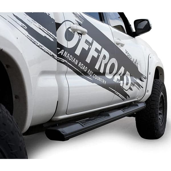 U-GUARD 5" Matte Black Powder-Coated Aluminum Running Boards | SX-1433 | for Chevy Silverado 1500 Double Cab 19-23/ Silverado 2500/3500 Double Cab 20-23 (Incl. Diesel models with DEF tank)