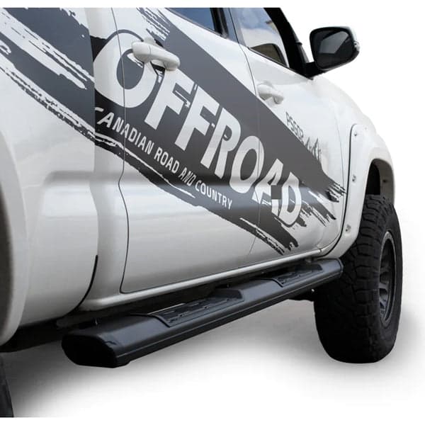 U-GUARD 5" Matte Black Powder-Coated Aluminum Running Boards | SX-2213 | for Ford F150 Super Cab 15-23 (Excl. F150 Lighting EV) / F250/350/450/550 Super Duty Super Cab 17-23