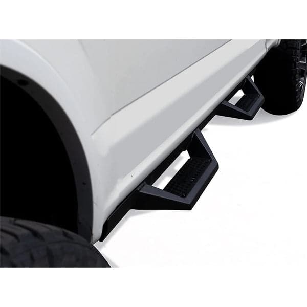 U-Guard Textured Black Drop Step Nerf Bars | SD-5101| for 2005-2023 Nissan Frontier Crew Cab